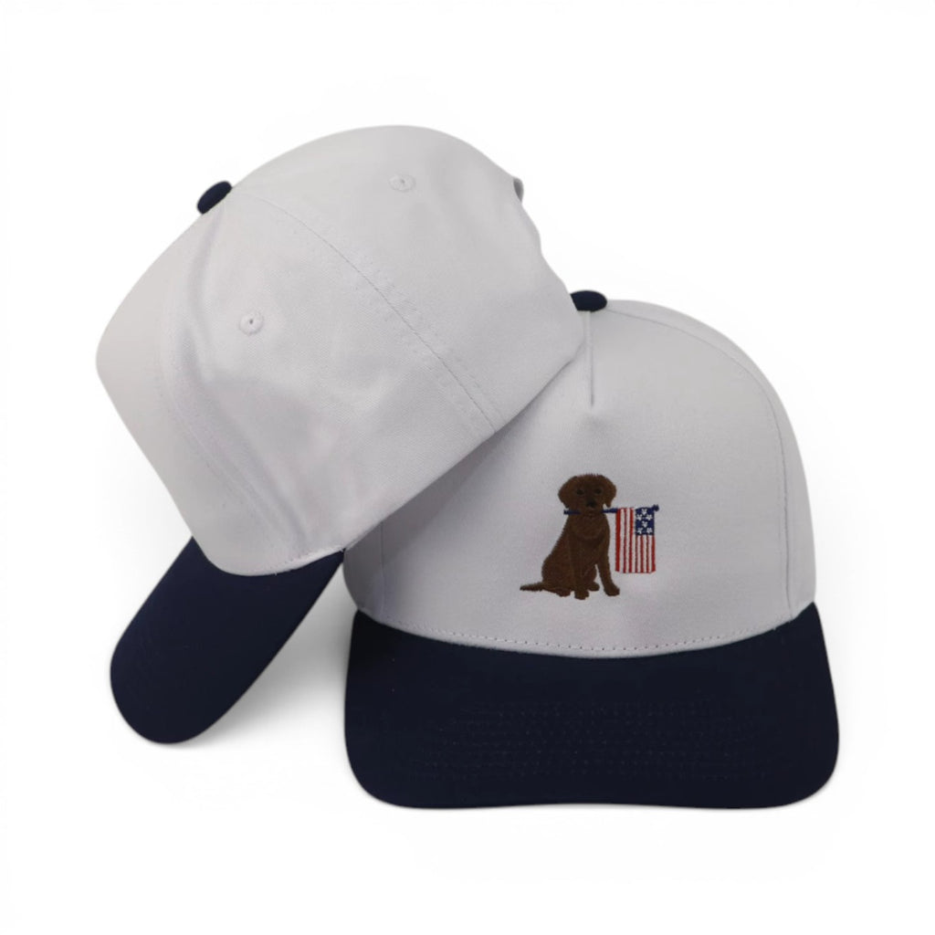 All-American Lab - White/Navy