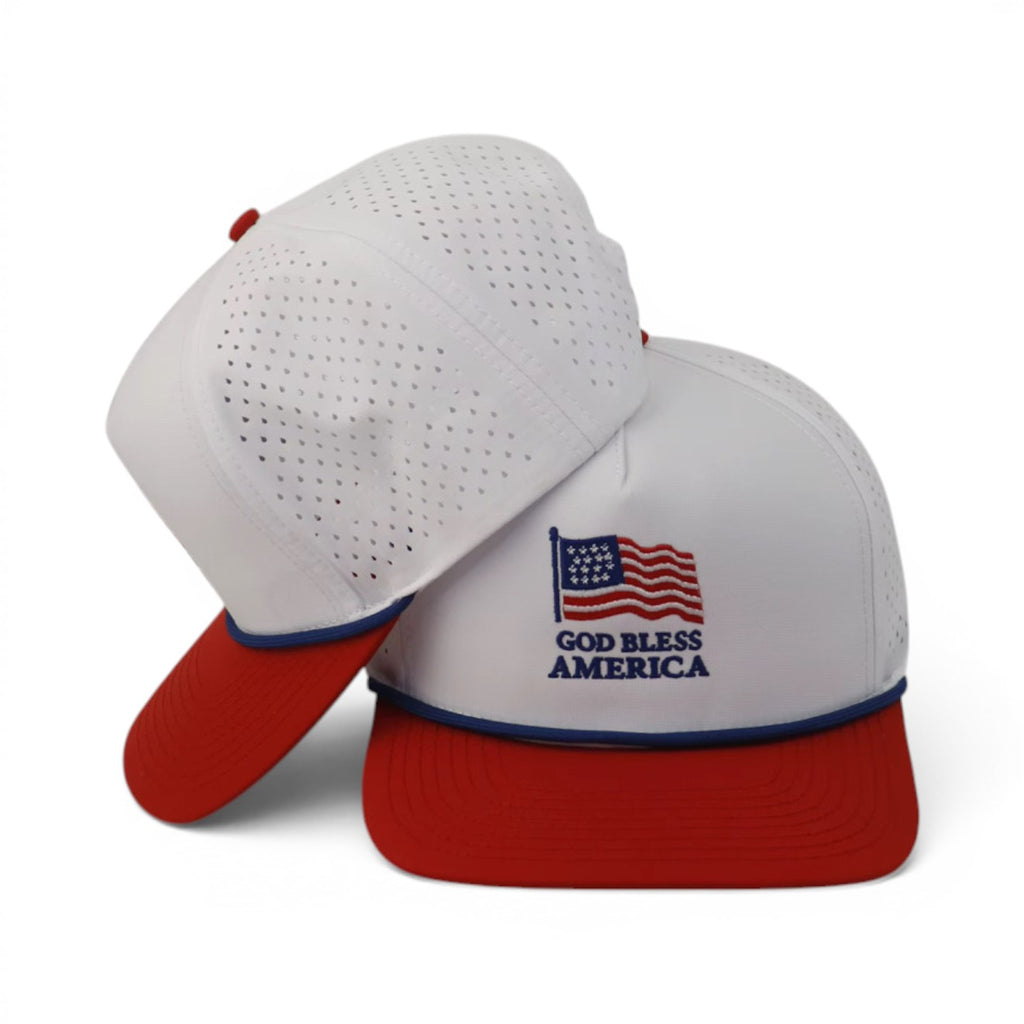 God Bless America - White/Red