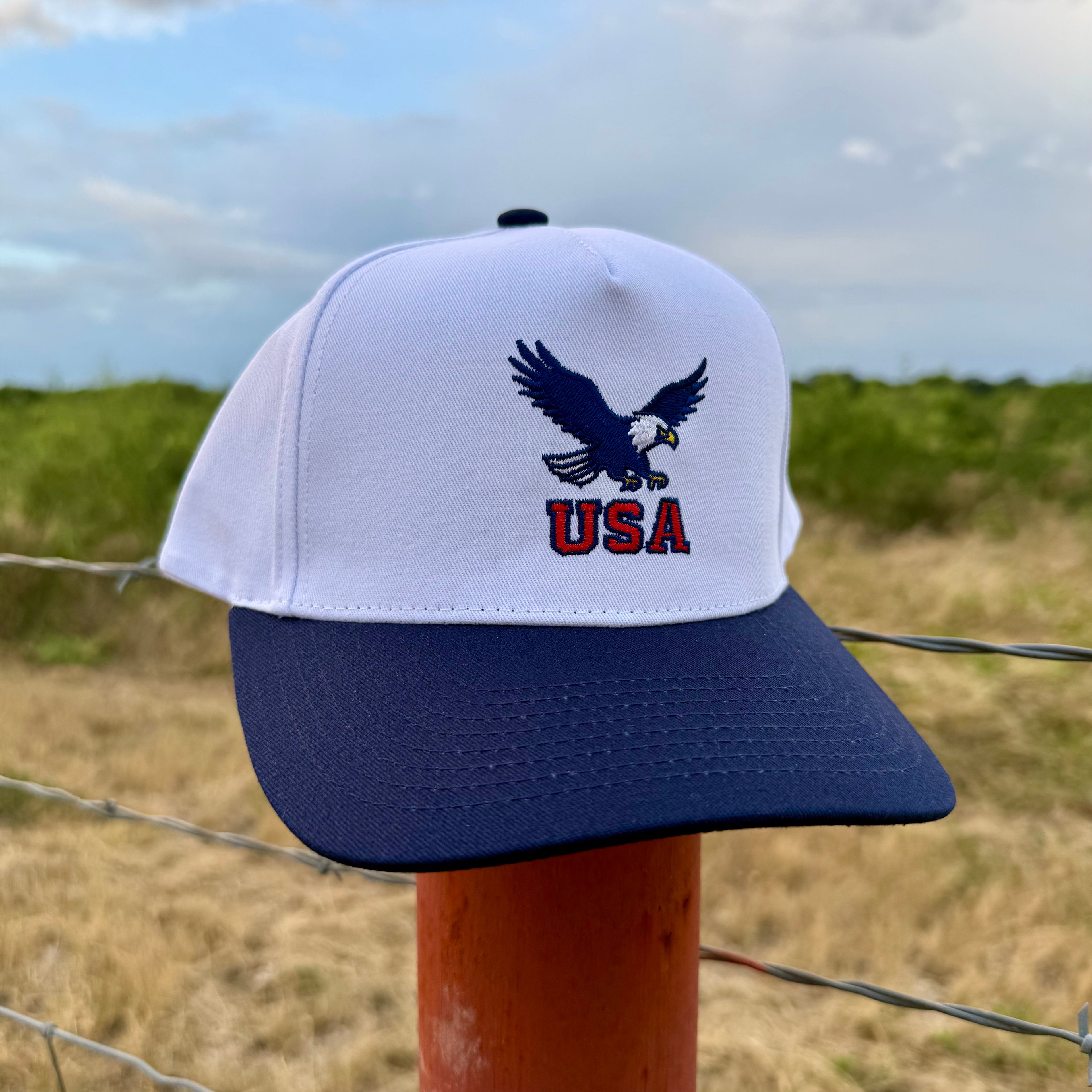 USA Bald Eagle - White/Navy