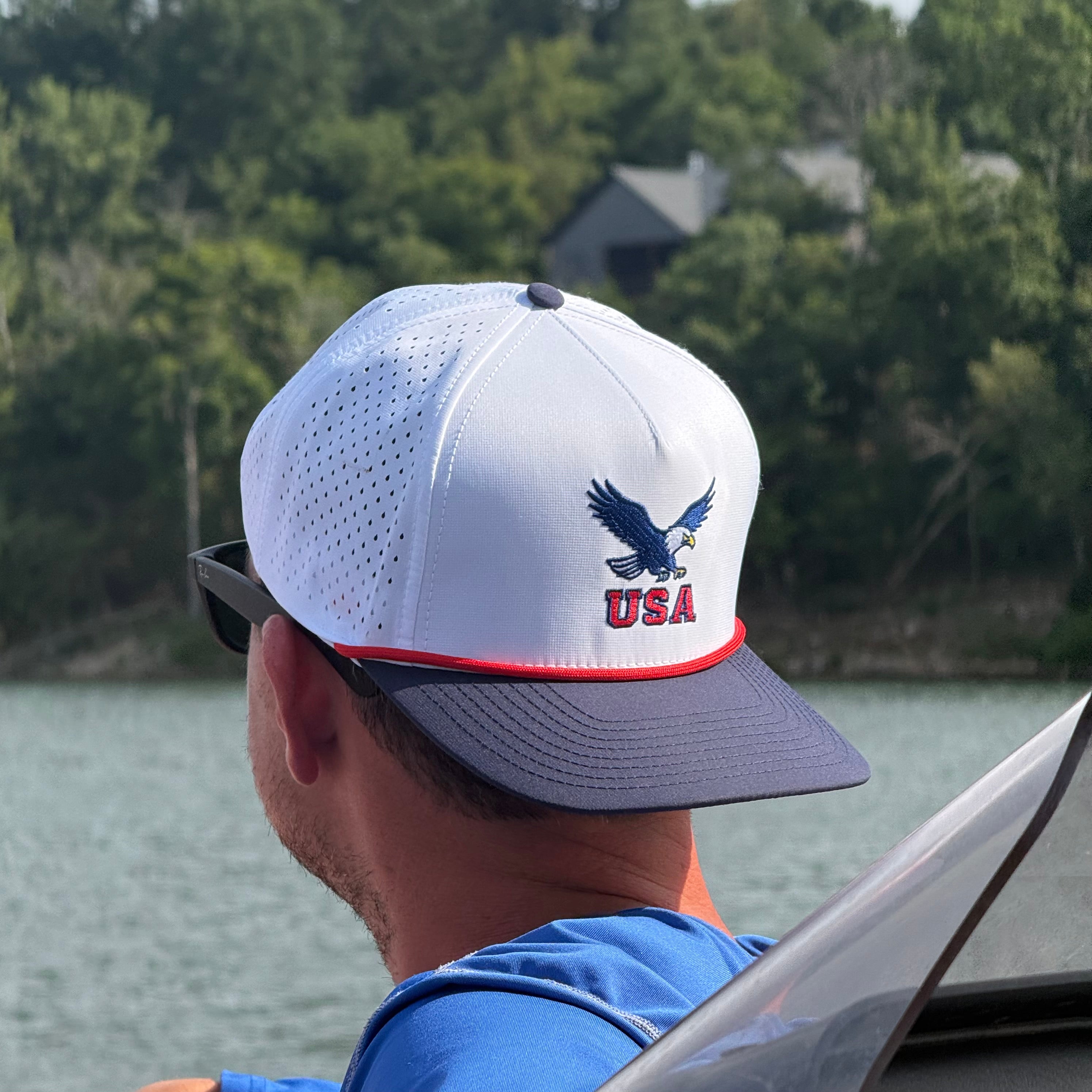 USA Bald Eagle - White/Navy