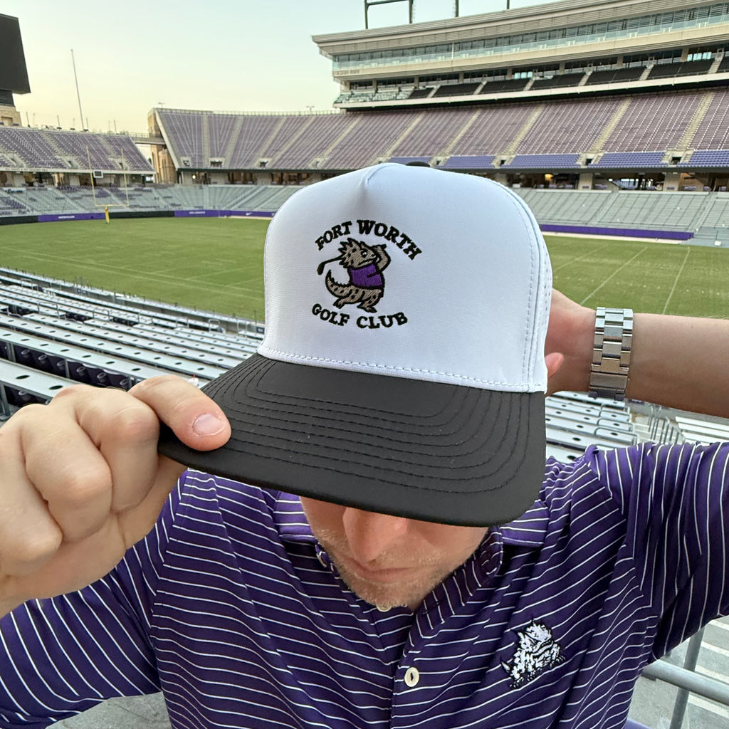 Fort Worth Golf Club Hat - White/Black