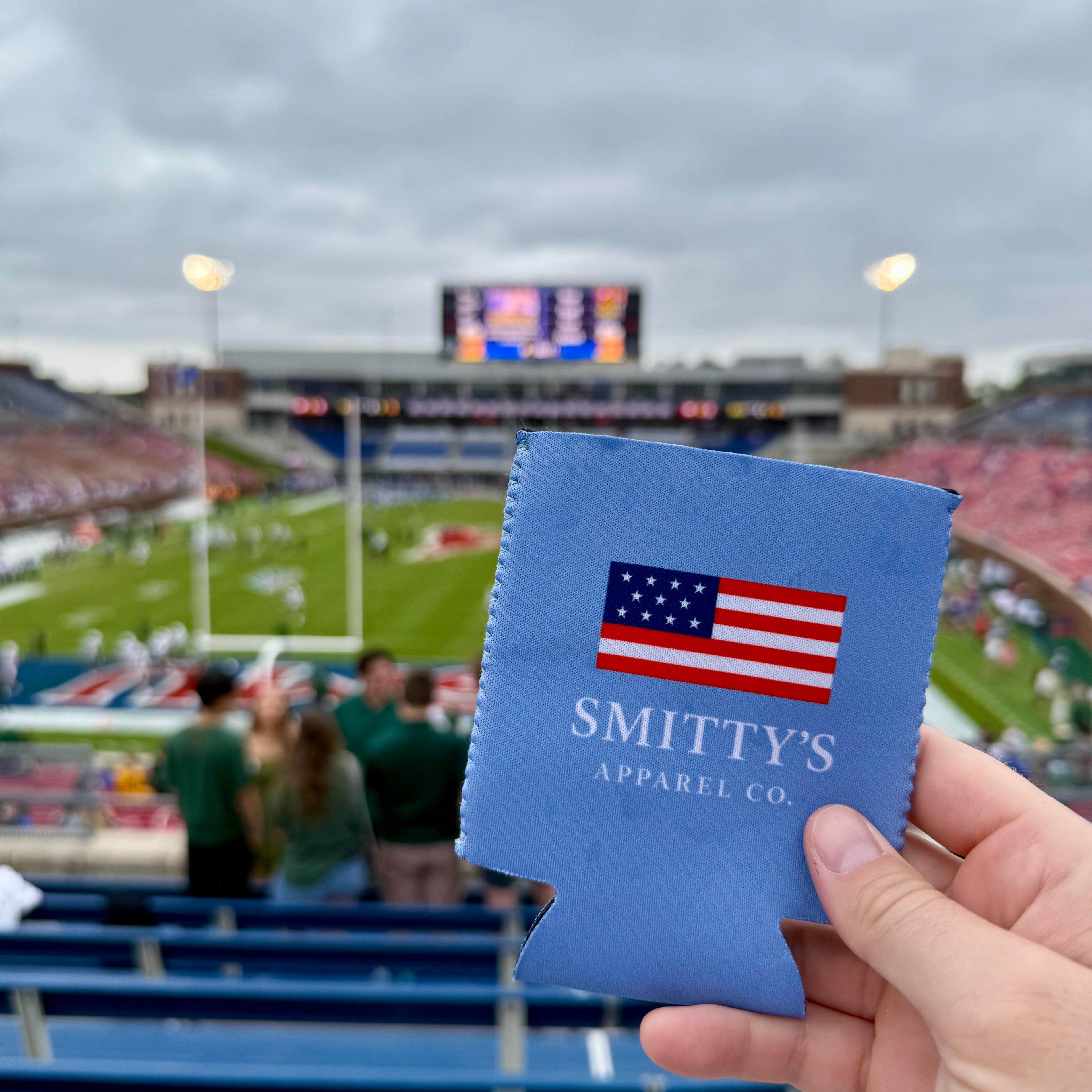 Smitty's Can Cooler - Light Blue