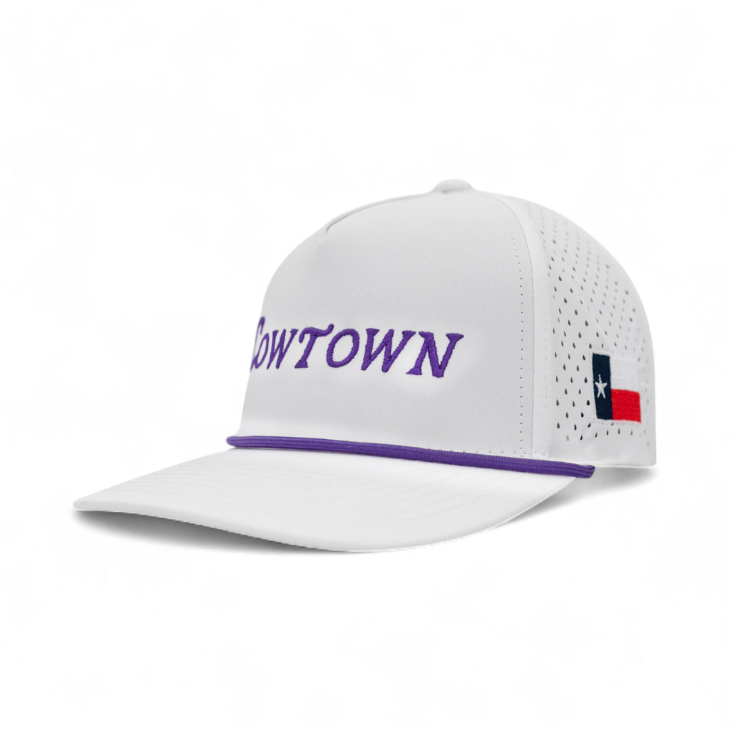 The Cowtown - White/Purple